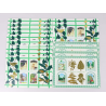 LOT DE BLOCS-FEUILLETS EN EUROS JARDINS DE FRANCE TIMBRES NEUFS** FACIALE 125€