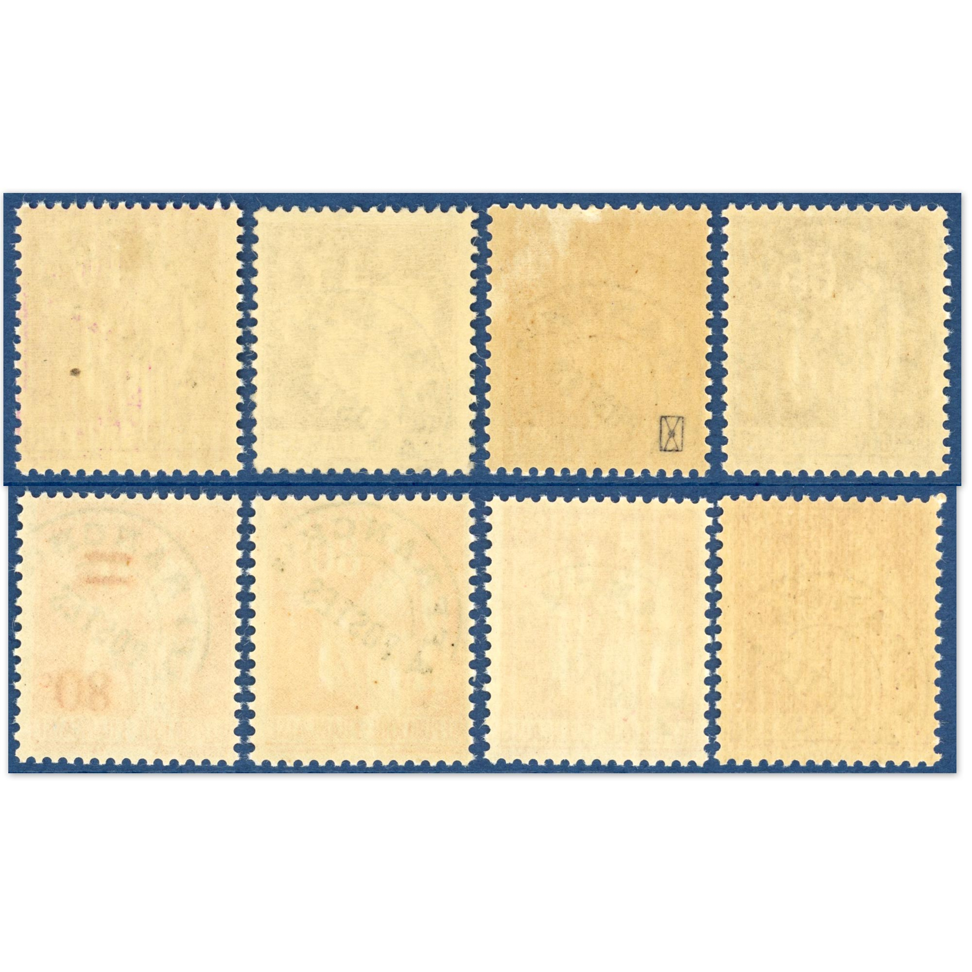 PRÉOBLITÉRES SÉRIE COMPLÈTE TYPE PAIX N°70 À 77 TIMBRES DE FRANCE NEUFS**