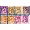 PRÉOBLITÉRES SÉRIE COMPLÈTE TYPE PAIX N°70 À 77 TIMBRES DE FRANCE NEUFS**