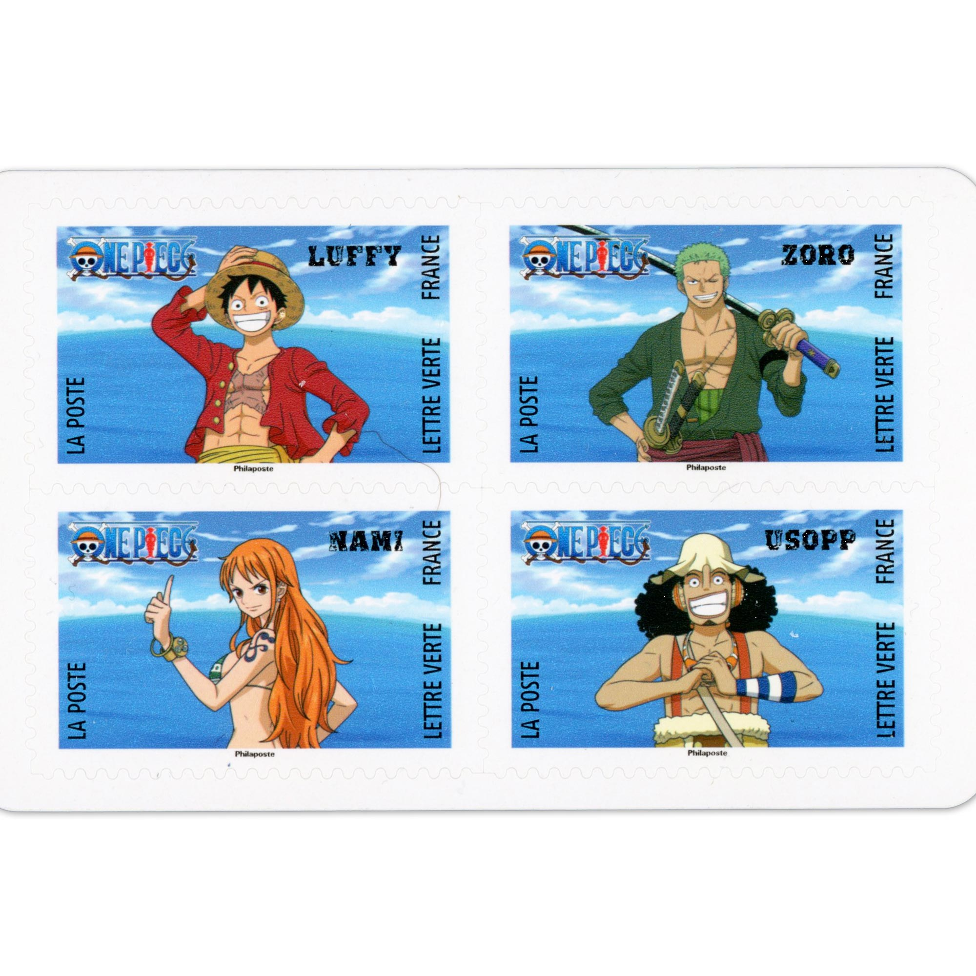 CARNET FRANCE N°BC2564, ONE PIECE, TIMBRES 20G POUR AFFRANCHIR 12 LETTRES