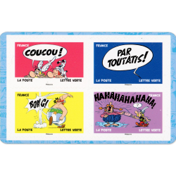 CARNET FRANCE N°BC2542, ASTÉRIX, TIMBRES 20G POUR AFFRANCHIR 12 LETTRES