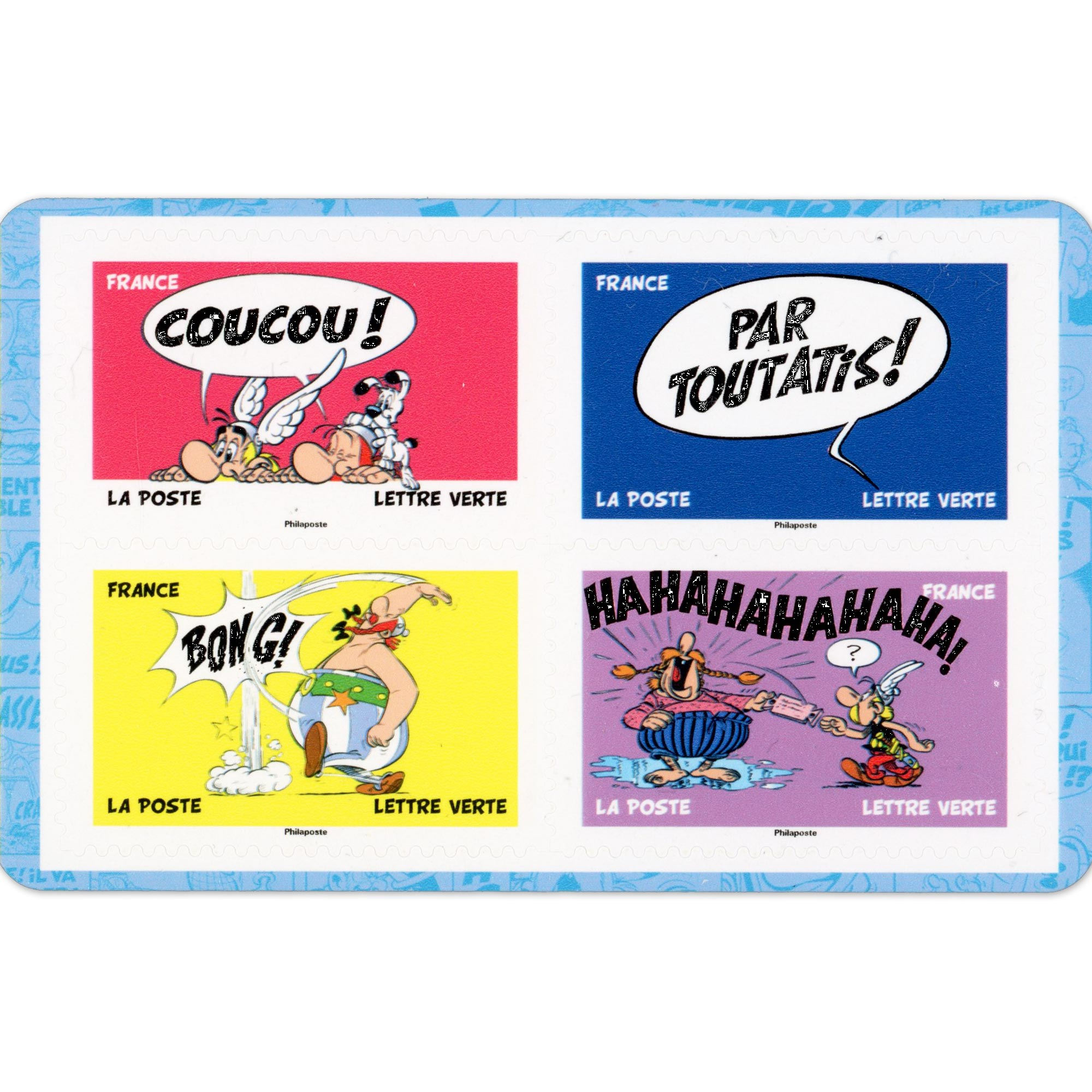 CARNET FRANCE N°BC2542, ASTÉRIX, TIMBRES 20G POUR AFFRANCHIR 12 LETTRES