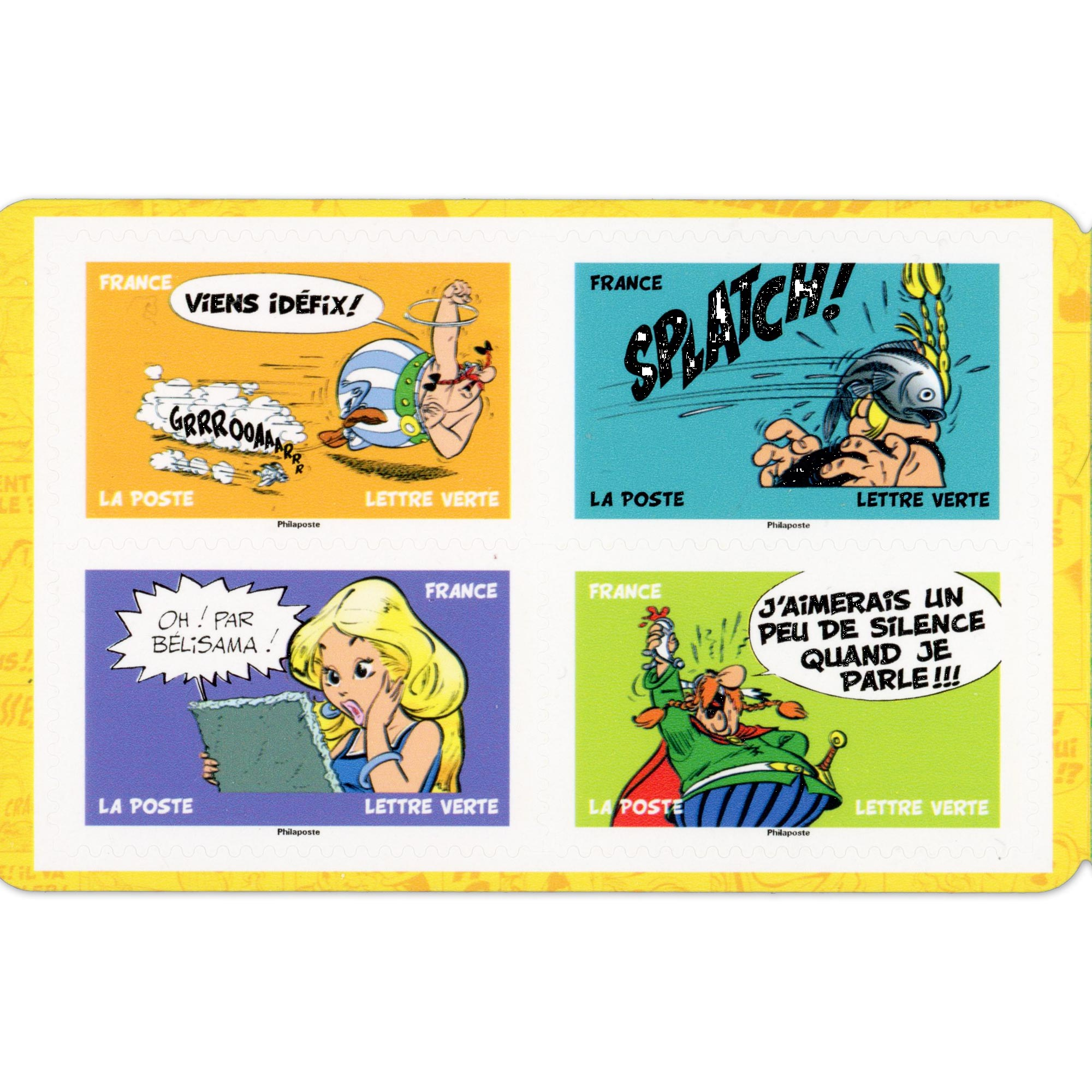 CARNET FRANCE N°BC2542, ASTÉRIX, TIMBRES 20G POUR AFFRANCHIR 12 LETTRES