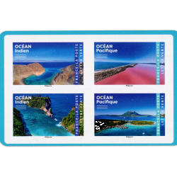 CARNET FRANCE NOUVEAUTÉ 2025, OCÉANS, TIMBRES 20G POUR AFFRANCHIR 12 LETTRES