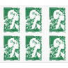 CARNET FRANCE 2358-C9 MARIANNE VERTE DE BALEZ 12 TIMBRES POUR AFFRANCHIR 20g