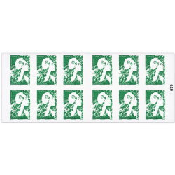 CARNET FRANCE 2358-C6 MARIANNE VERTE DE BALEZ 12 TIMBRES POUR AFFRANCHIR 20g