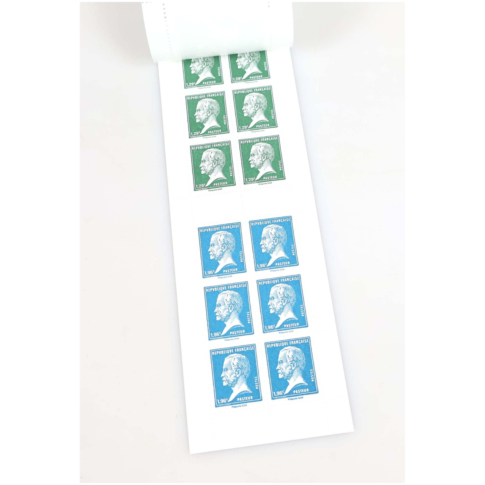 CARNET COMPOSITION VARIABLE N°1534 TYPE PASTEUR TIMBRES NEUFS** ANNÉE 2024