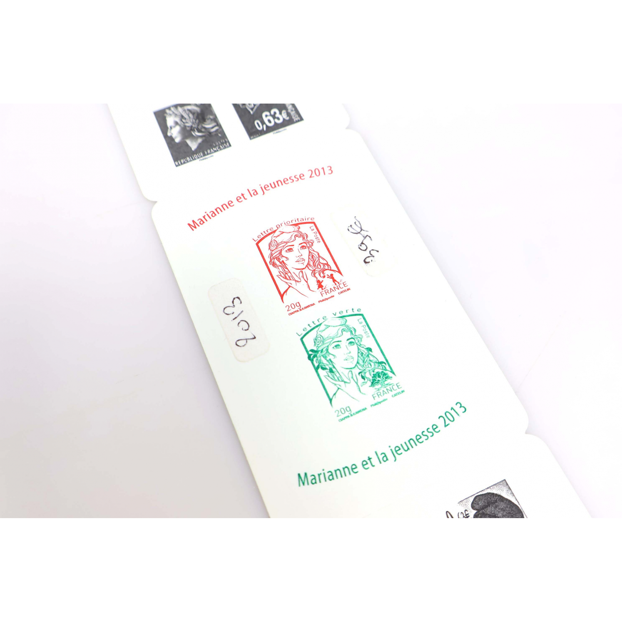 LOT DE 7 CARNETS À COMPOSITION VARIABLE AVEC ÉTIQUETTES COLLÉES COTE 435€