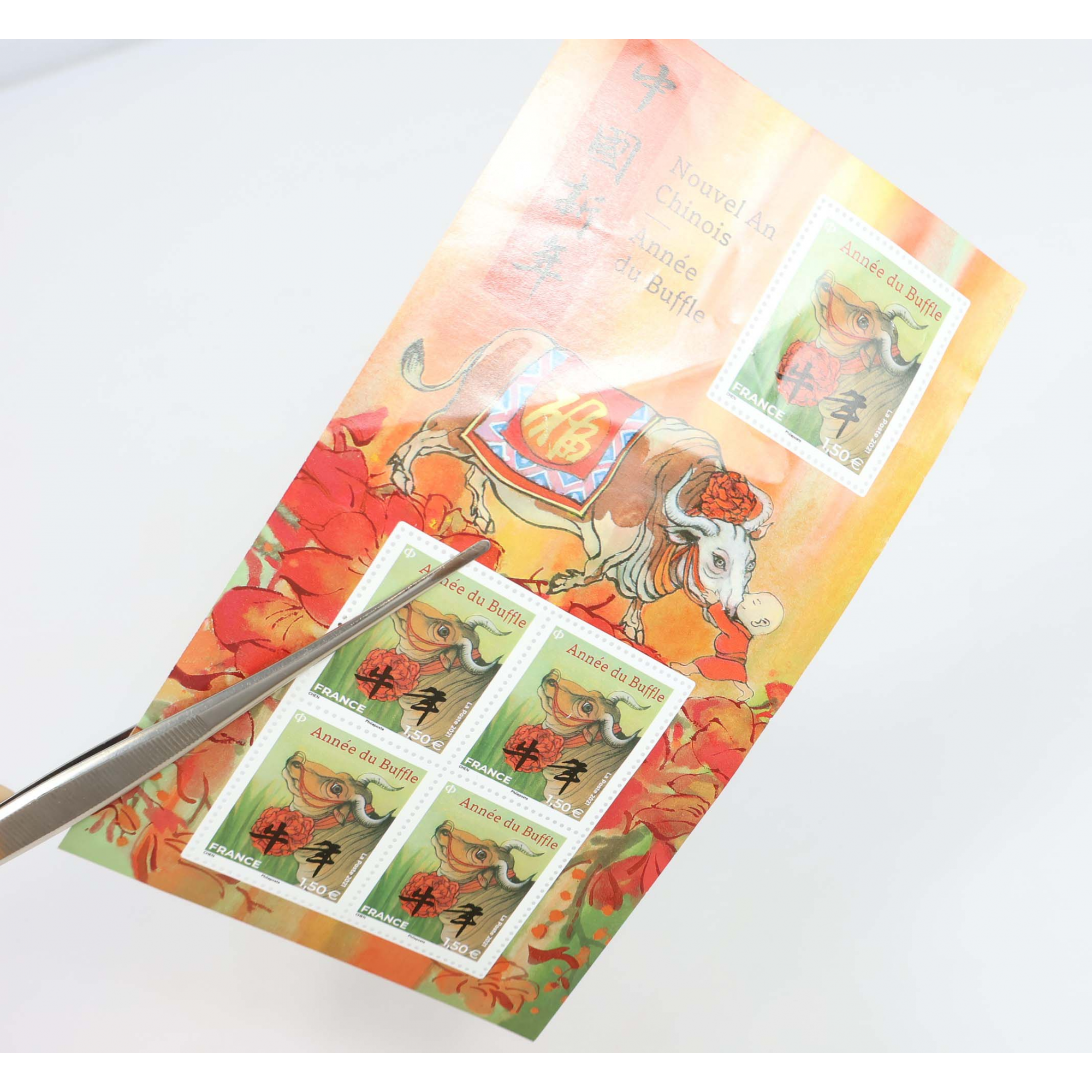 LOT DE BLOCS-FEUILLETS AVEC DÉFAUTS MINEURS TIMBRES NEUFS** FACIALE IMPORTANTE