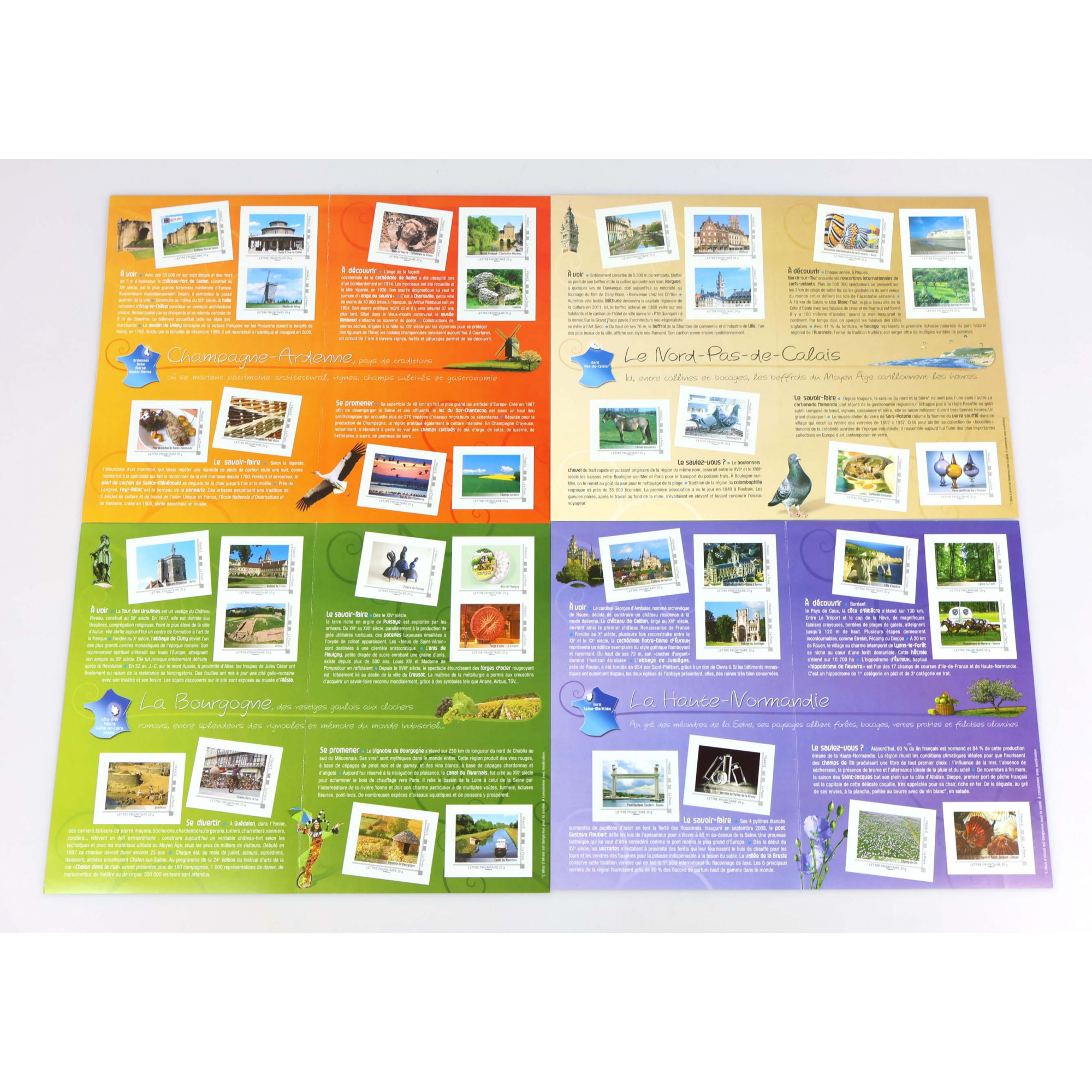 LOT DE 39 COLLECTORS DE FRANCE "LA FRANCE COMME J'AIME" 300 TIMBRES 20g