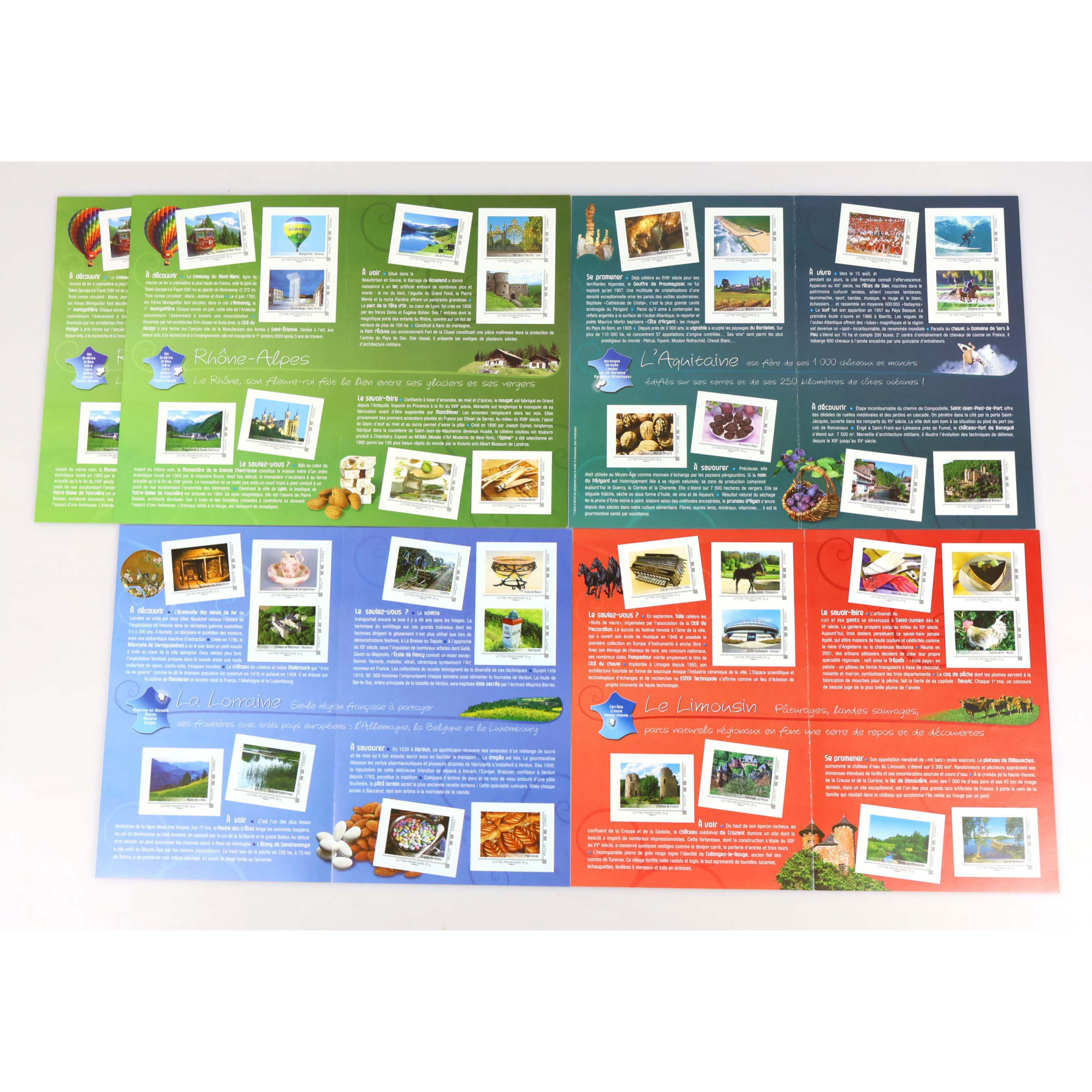 LOT DE 39 COLLECTORS DE FRANCE "LA FRANCE COMME J'AIME" 300 TIMBRES 20g