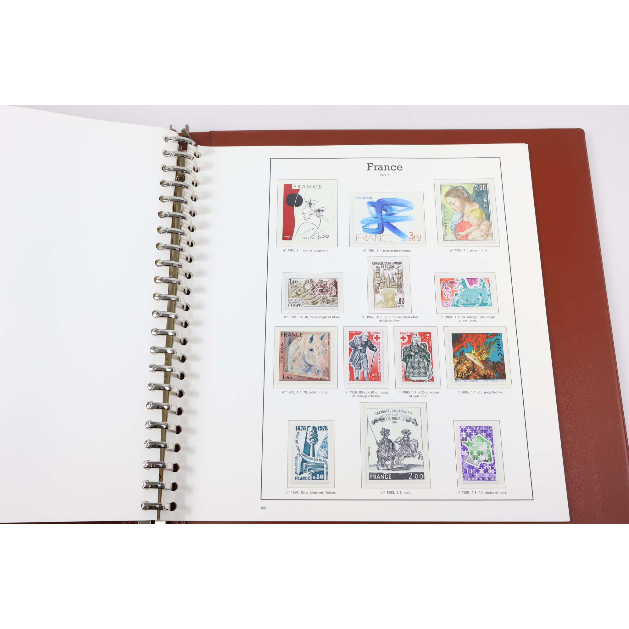 COLLECTION DE FRANCE DE 1960 À 1978 COMPLET TIMBRES NEUFS** CLASSEUR LUXE Y&T