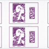 CARNET FRANCE MARIANNE DE BALEZ 2360-C2 6 TIMBRES MONDE POUR AFFRANCHIR QR CODE