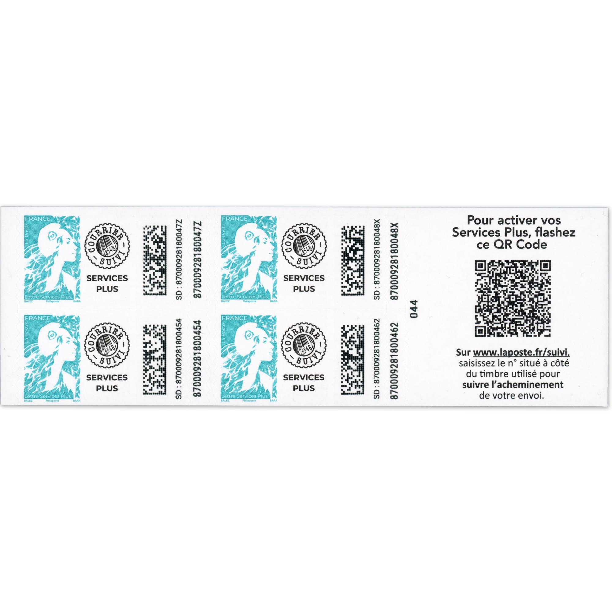 CARNET FRANCE 2359-C2 SERVICE PLUS 6 TIMBRES POUR AFFRANCHIR MARIANNE DE BALEZ