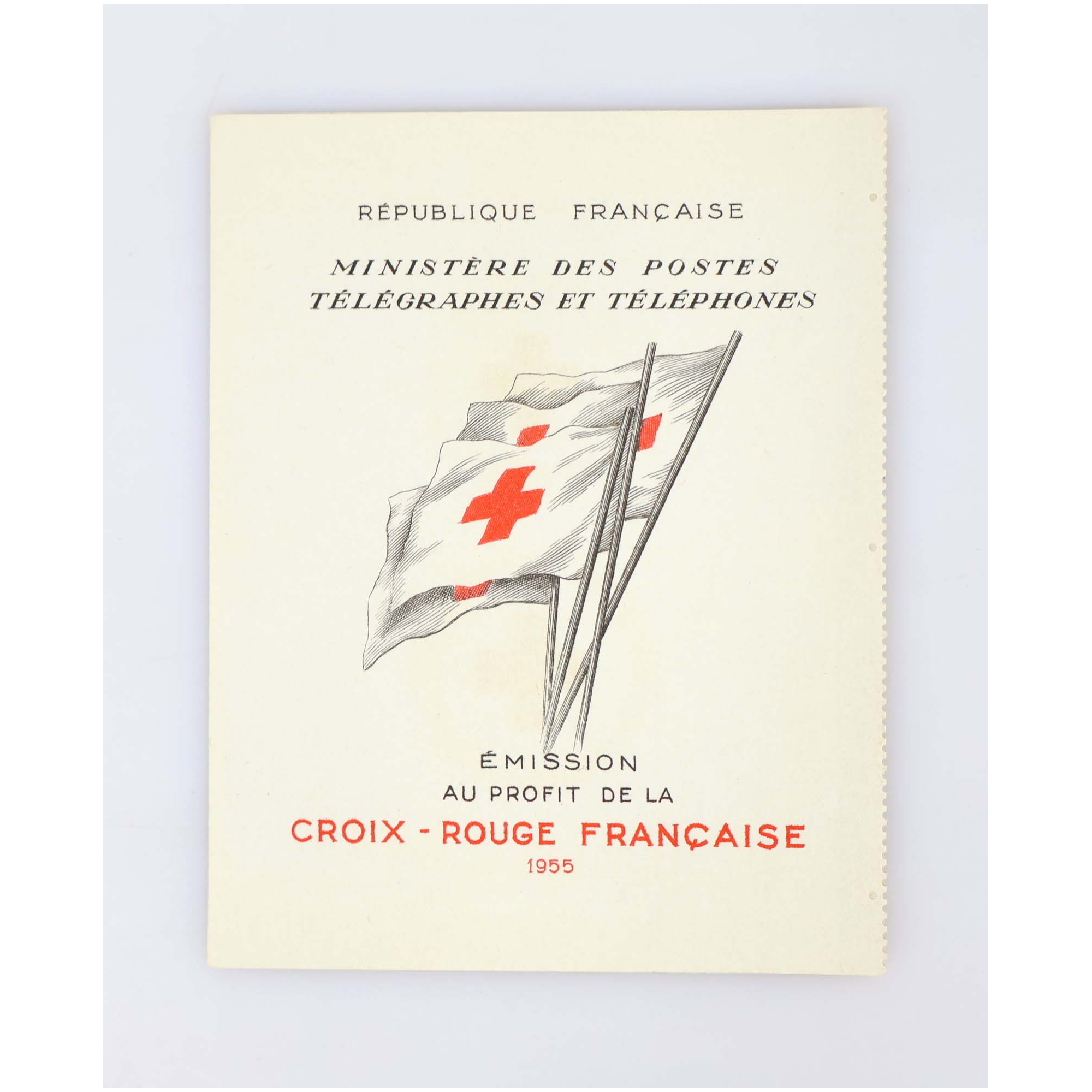 CARNET CROIX-ROUGE N°2004 DE FRANCE 1955 TIMBRES NEUFS** BELLE QUALITÉ COTE 450€