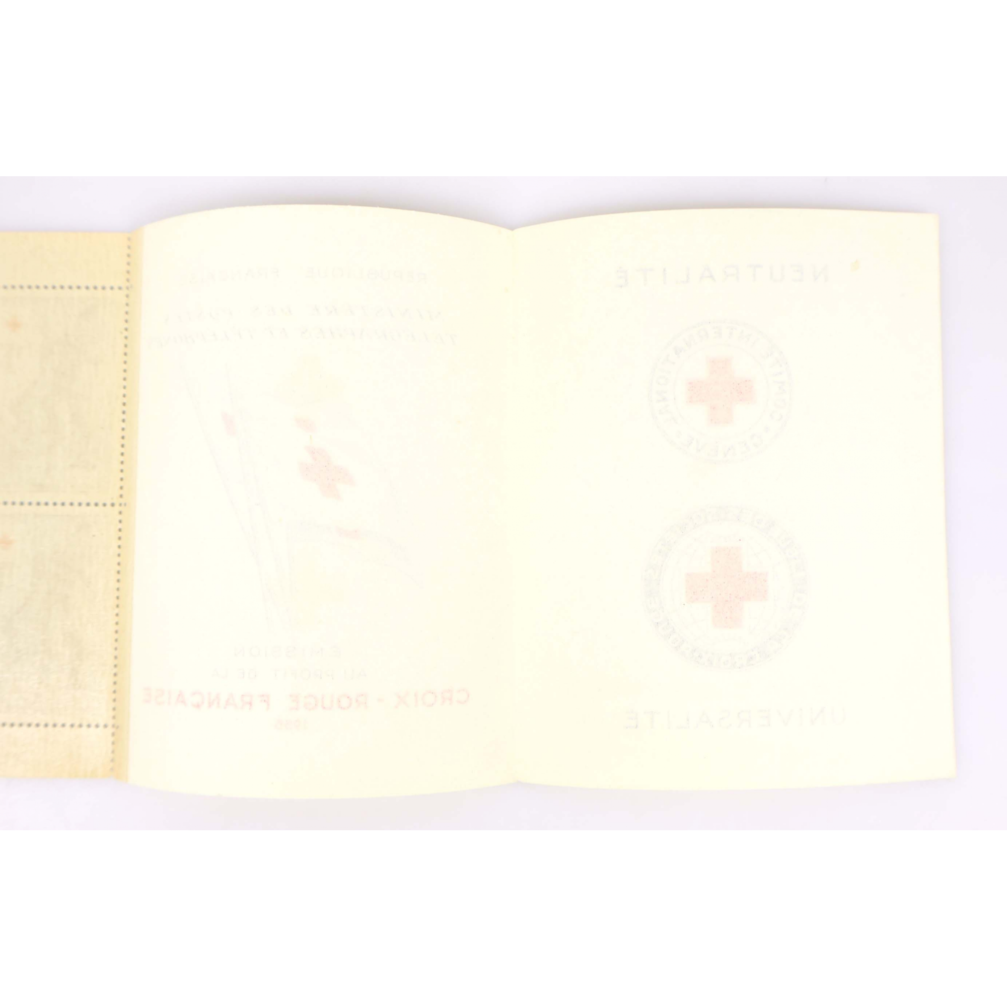 CARNET CROIX-ROUGE N°2004 DE FRANCE 1955 TIMBRES NEUFS** BELLE QUALITÉ COTE 450€