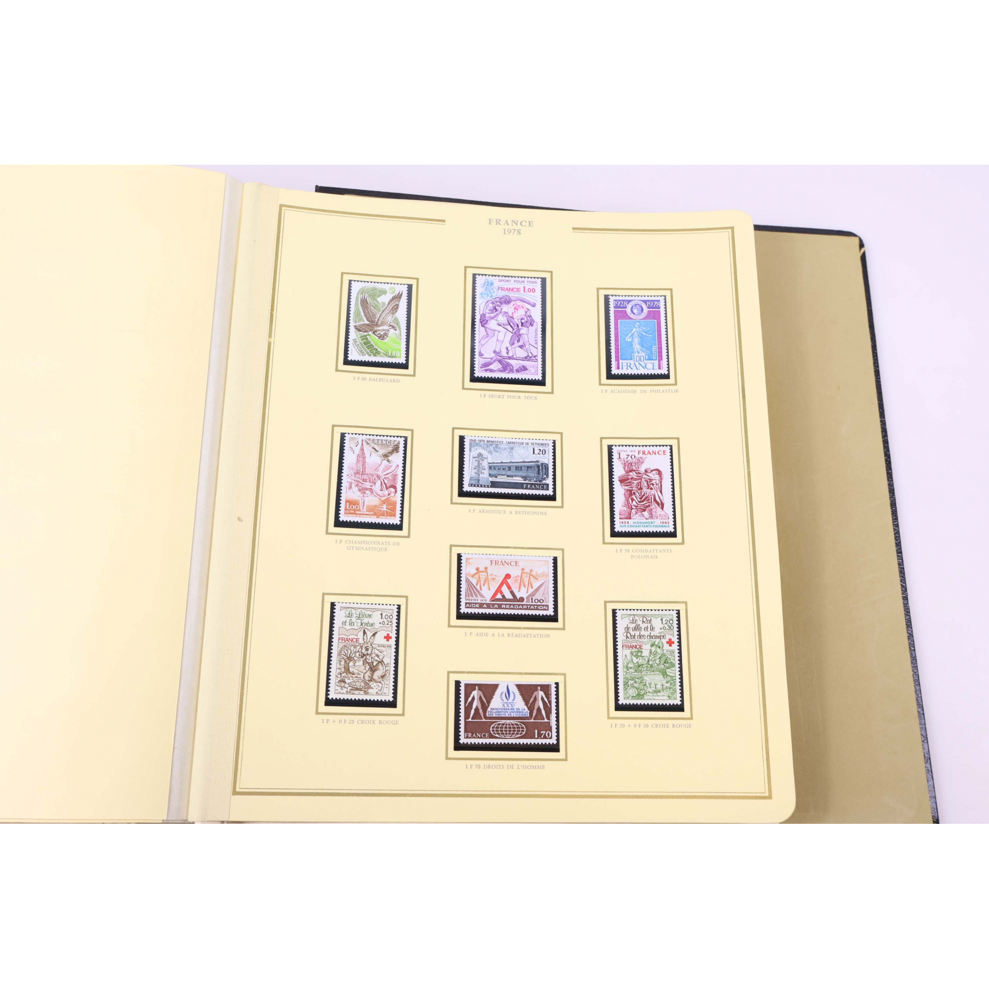 COLLECTION DE FRANCE DE 1965 À 1978 COMPLET TIMBRES NEUFS** ALBUM PRÉSIDENCE