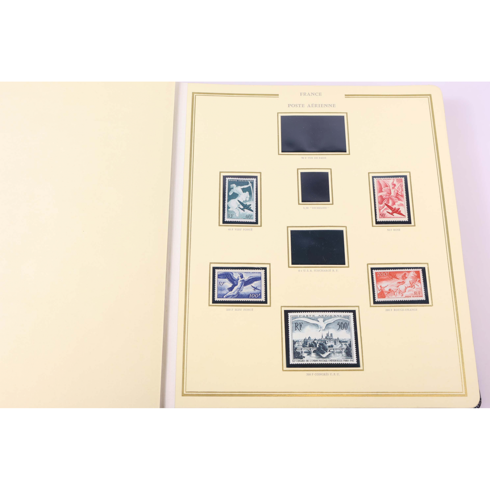 COLLECTION DE FRANCE DE 1979 À 1986 TIMBRES NEUFS** ALBUM LUXE PRÉSIDENCE