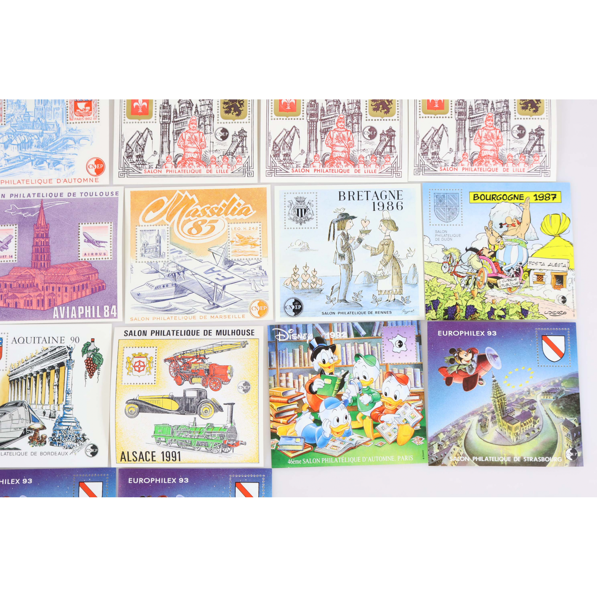 LOT DE BLOCS CNEP FRANCE N° 1 A 17 SANS N°14 ET 15, TIMBRES NEUFS** COTE 889€