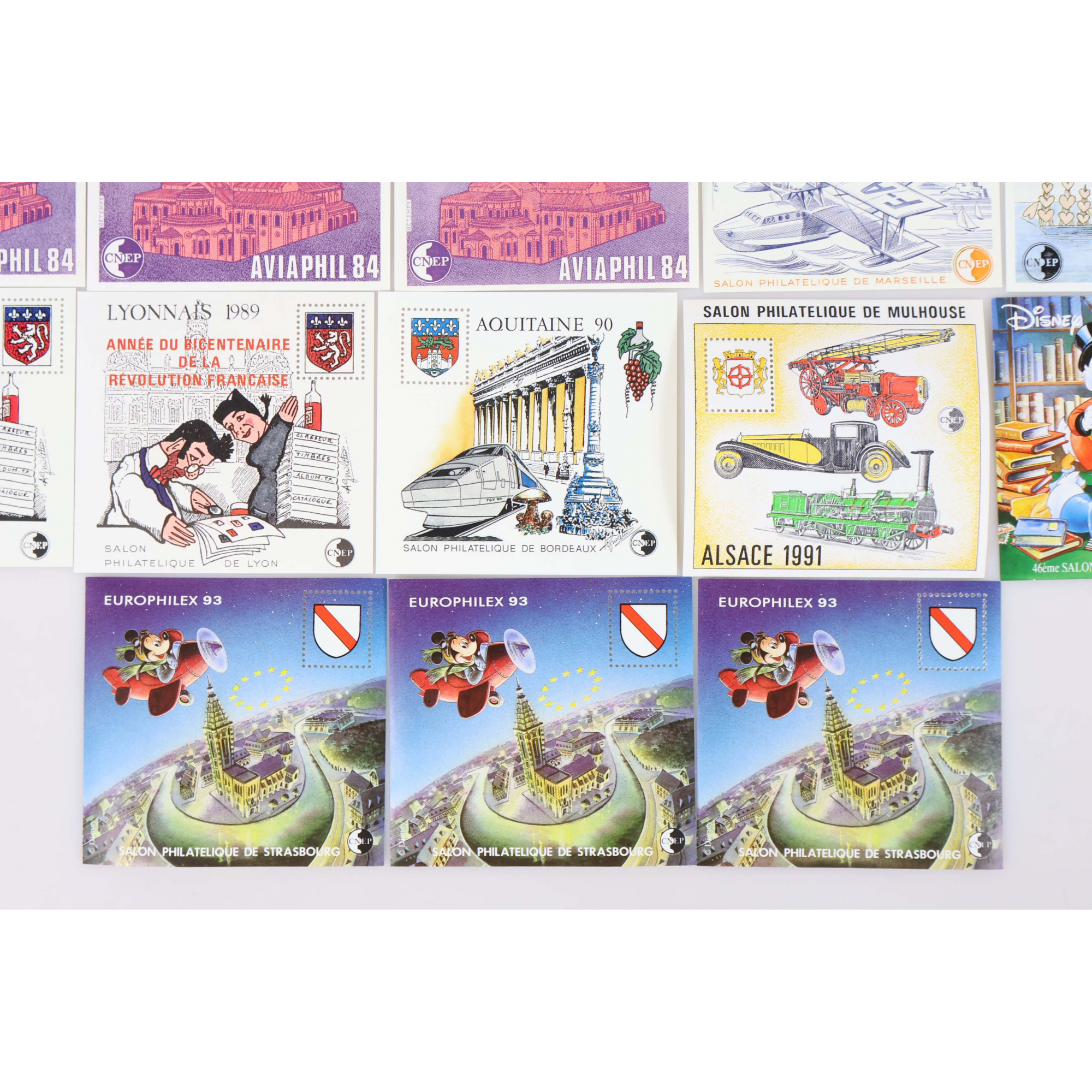 LOT DE BLOCS CNEP FRANCE N° 1 A 17 SANS N°14 ET 15, TIMBRES NEUFS** COTE 889€