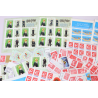 LOT DE TIMBRES POSTE AUTOADHÉSIFS DE FRANCE EN EUROS NEUFS VALEUR FACIALE 330€