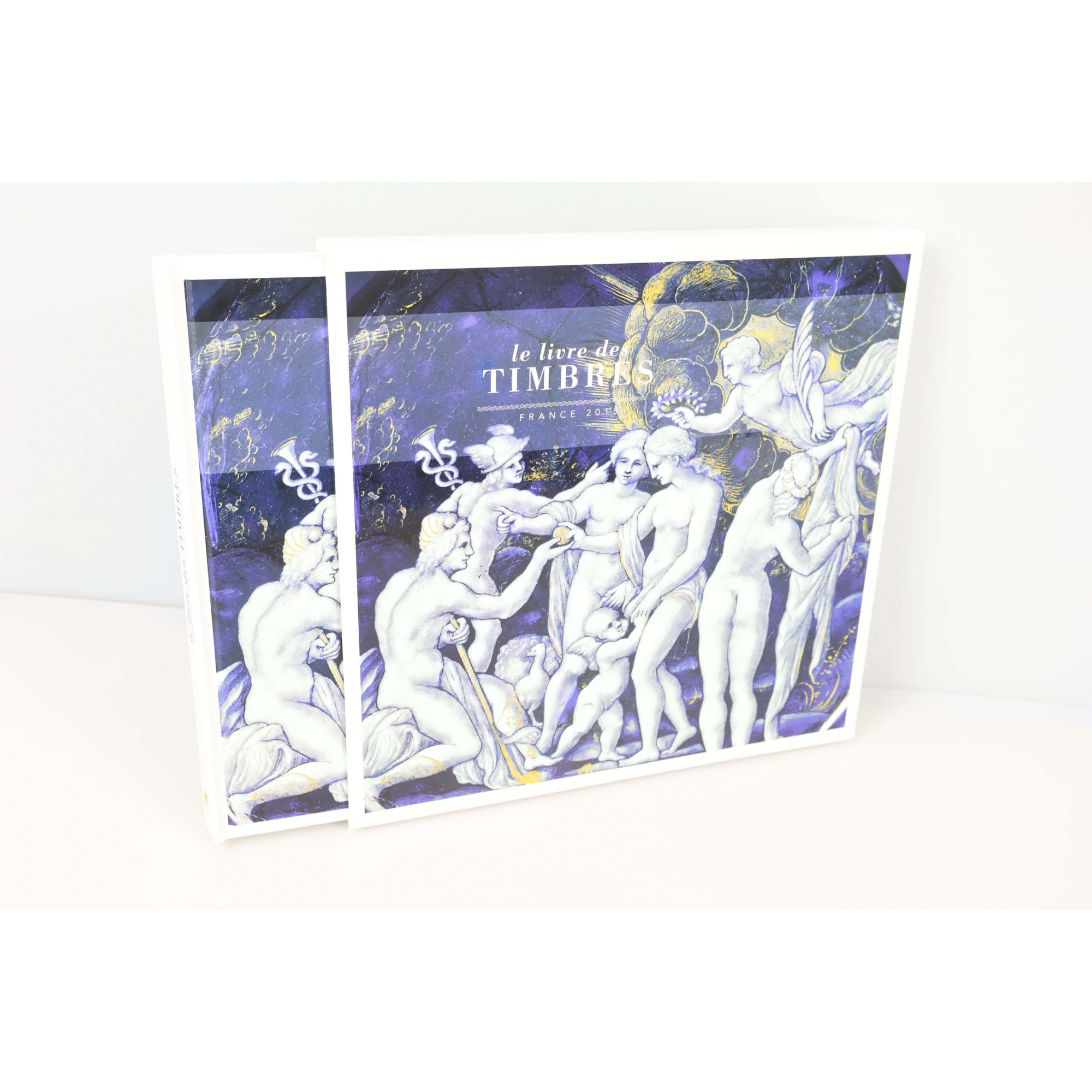 LE LIVRE DES TIMBRES FRANCE ANNÉE 2015 COMPLET, TIMBRES NEUFS**