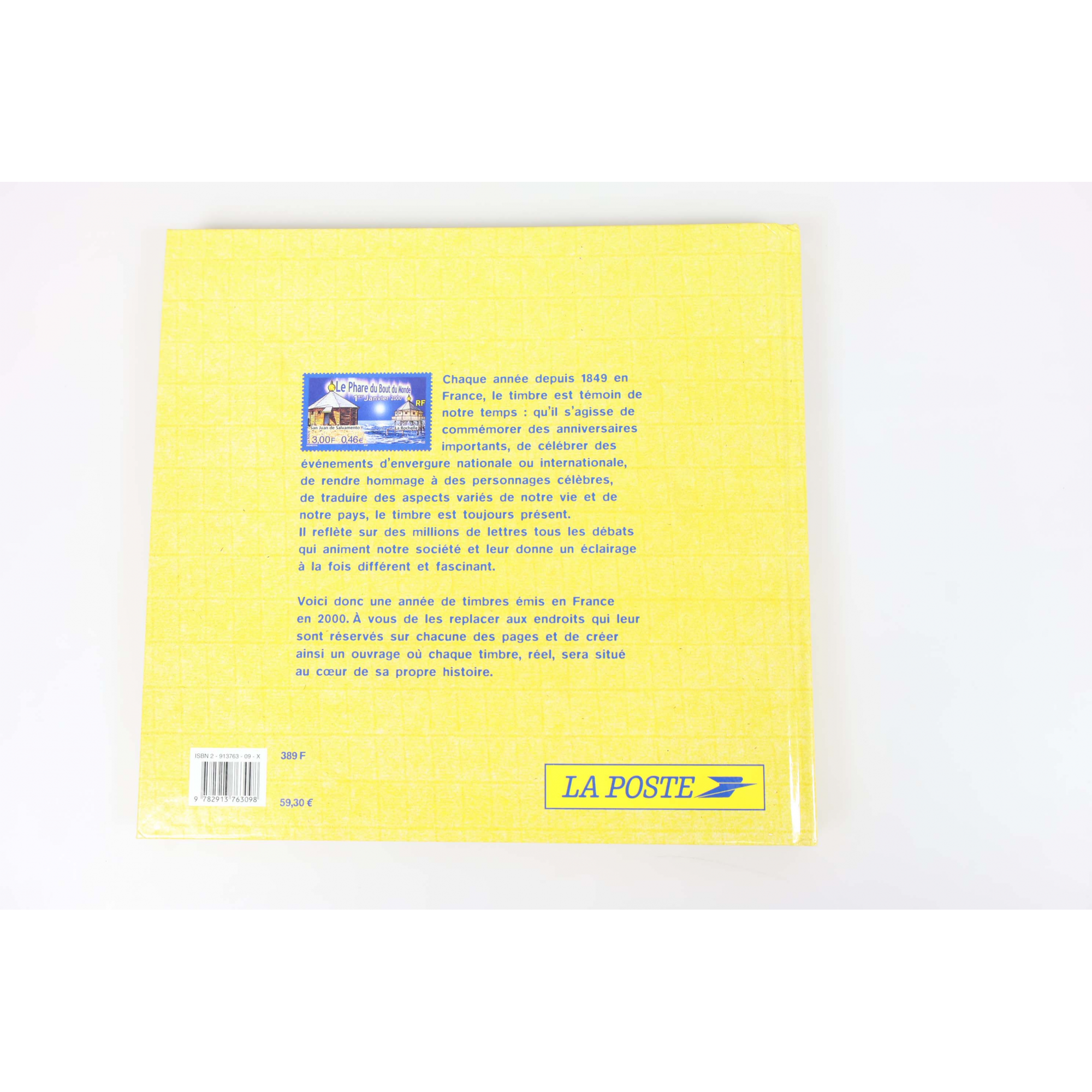 LE LIVRE DES TIMBRES FRANCE COMPLET ANNÉE 2000, TIMBRES NEUFS**