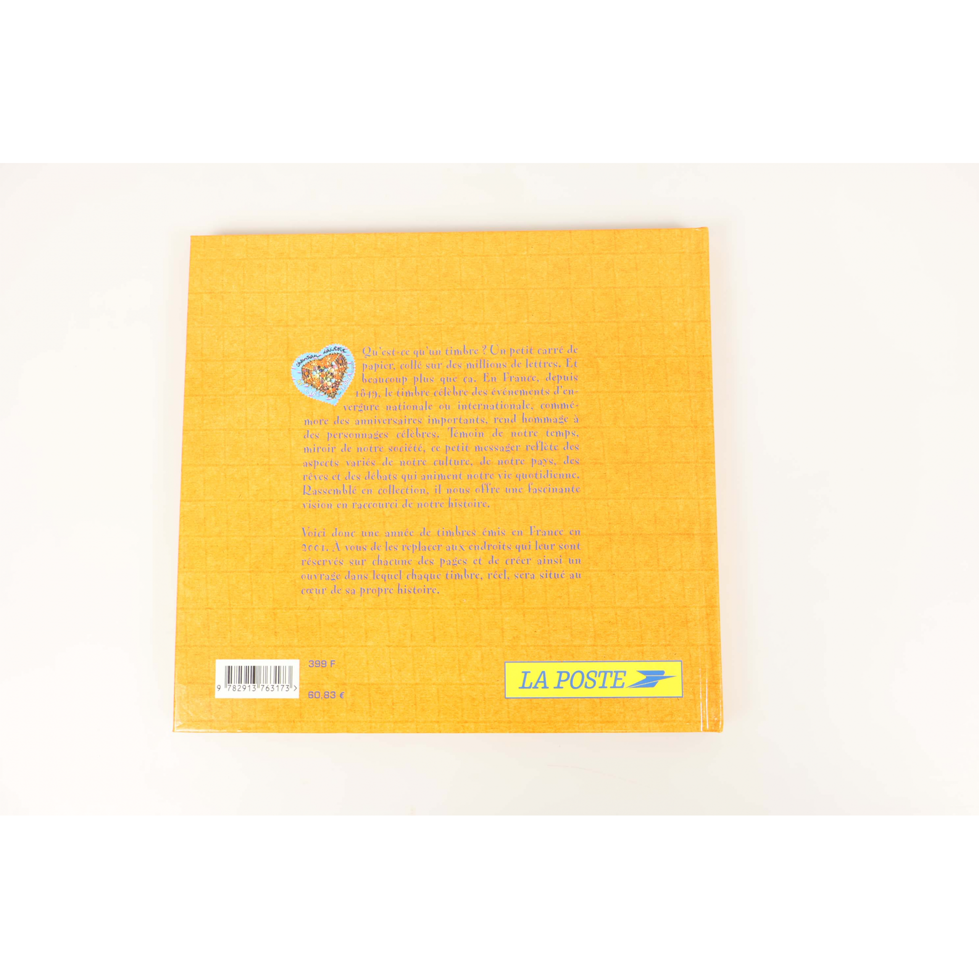 LE LIVRE DES TIMBRES FRANCE COMPLET ANNÉE 2001 TIMBRES NEUFS**