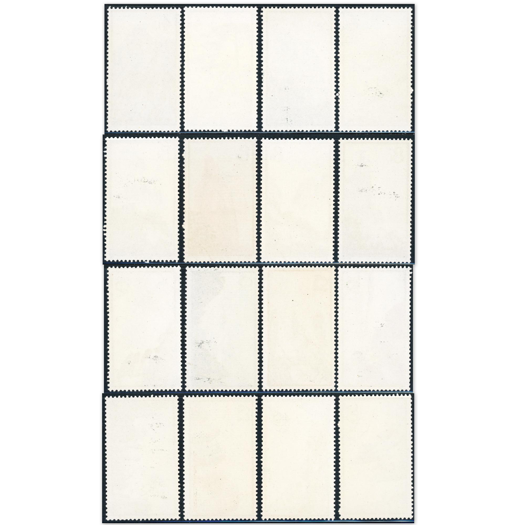 CHINE N°1501 À 1516 TIMBRES OBLITÉRÉS COMPLAISANCE PAYSAGES HOUANGSHAN AN 1963
