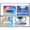 FRANCE NON DENTELÉS TIMBRES N°2880 À 2883 NEUFS** AVEC BORDS DE FEUILLE LUXE