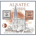BLOC CNEP N°1 "ALSATEC 1980" FRANCE TIMBRES NEUFS** "SALON DE STRASBOURG"