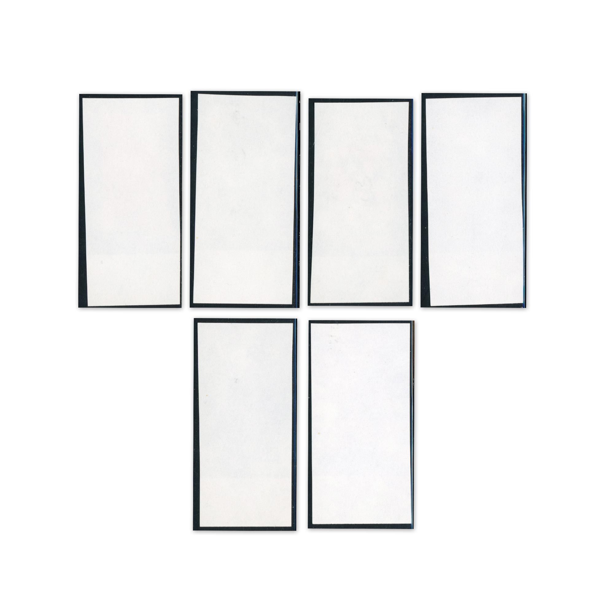 FRANCE NON DENTELÉS TIMBRES N°2897 À 2902 NEUFS** AVEC BORDS DE FEUILLE LUXE