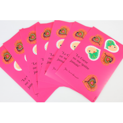 LOT 40 BLOCS N° 27 COEURS YVES ST LAURENT TIMBRES NEUFS** 0.46€ X 5 FACIALE 92€