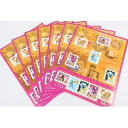 LOT 20 BLOCS N° 35 LE SIÈCLE AU FIL DU TIMBRE III, NEUFS** 0.46€ X 10 VF 92€