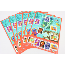 LOT 20 BLOCS N° 39 LE SIÈCLE AU FIL DU TIMBRE IV, NEUFS** 0.46€ X 10 VF 92€