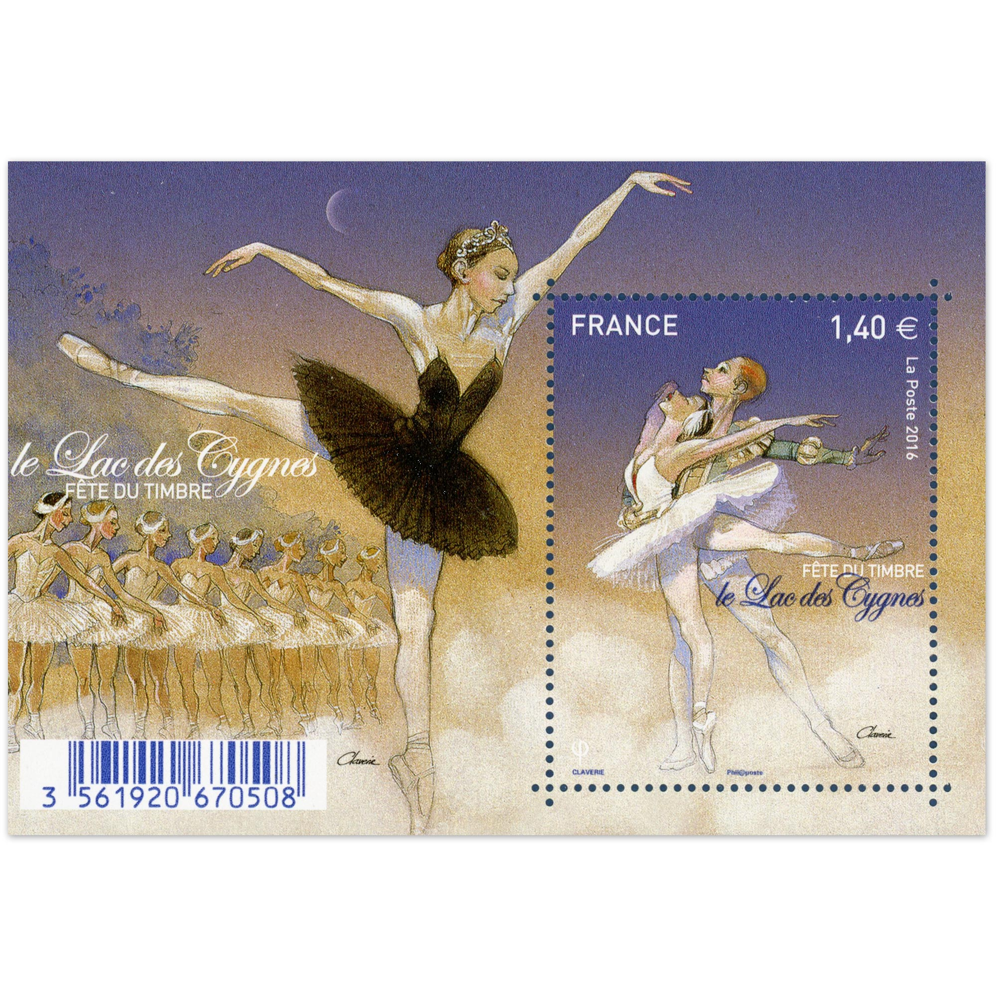 FEUILLET N°F5084 "BALLET CLASSIQUE" FRANCE TIMBRES NEUFS** LUXE ANNÉE 2016