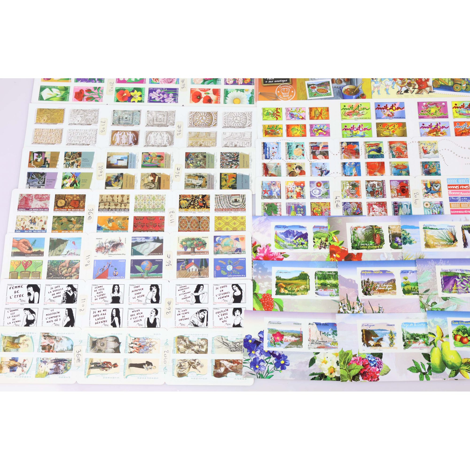 LOT DE TIMBRES AUTOADHÉSIFS, 500 TIMBRES POSTE LETTRES 20G POUR AFFRANCHISSEMENT