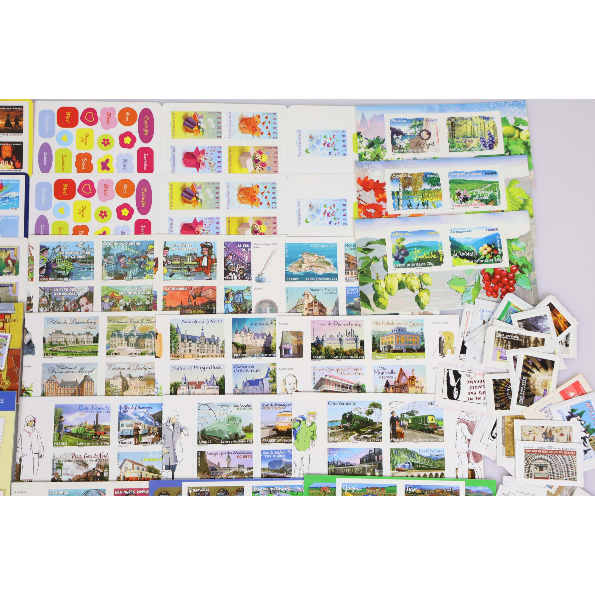 LOT DE TIMBRES AUTOADHÉSIFS, 500 TIMBRES POSTE LETTRES 20G POUR AFFRANCHISSEMENT