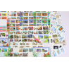 LOT DE TIMBRES AUTOADHÉSIFS, 500 TIMBRES POSTE LETTRES 20G POUR AFFRANCHISSEMENT