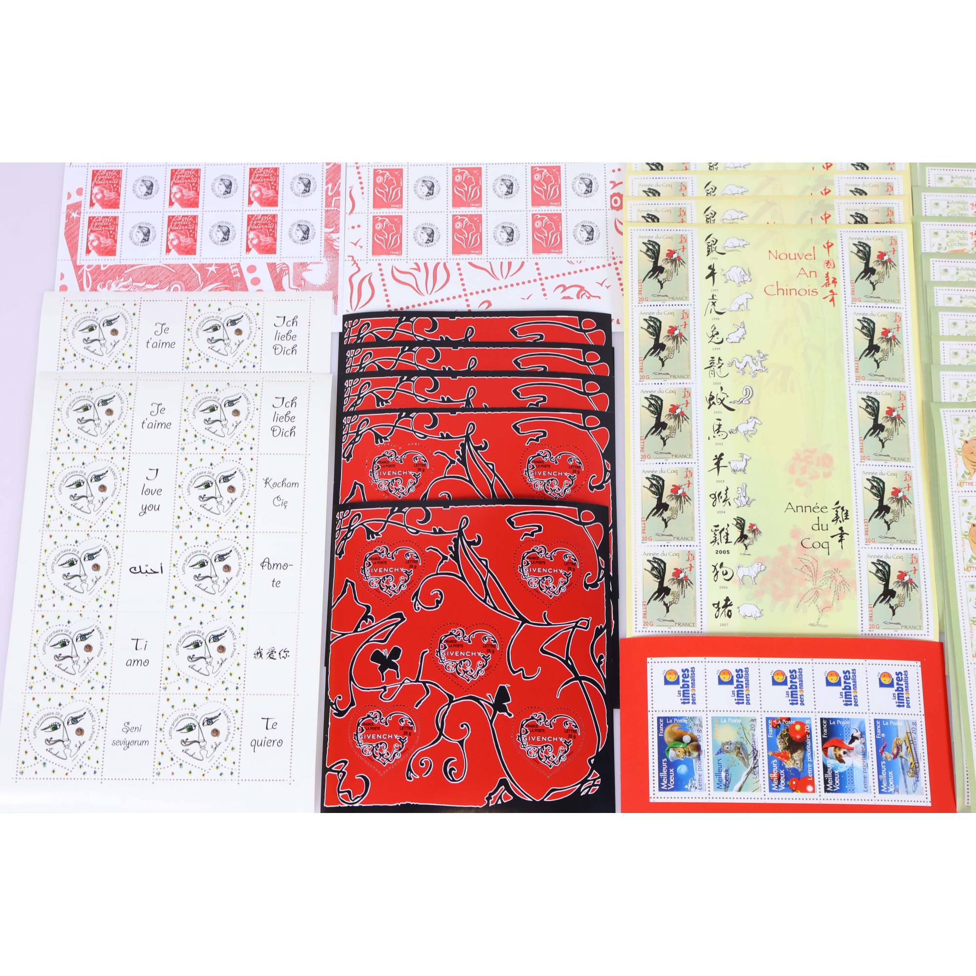 LOT 500 TIMBRES À VALIDITÉ PERMANENTE POUR AFFRANCHIR LETTRES FRANCE 20G VF 715€