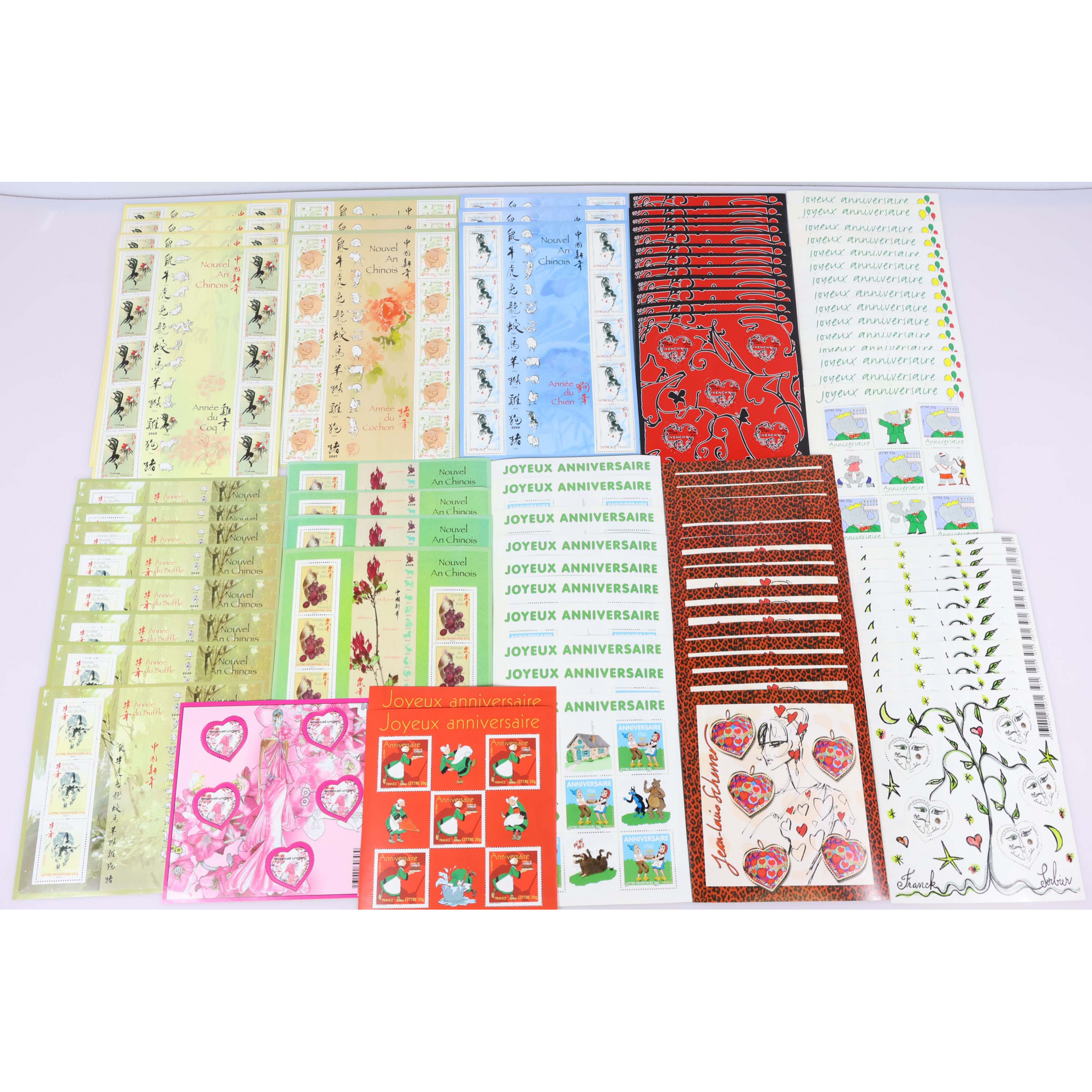 LOT 500 TIMBRES À VALIDITÉ PERMANENTE LETTRES FRANCE 20G POUR AFFRANCHIR VF 715€