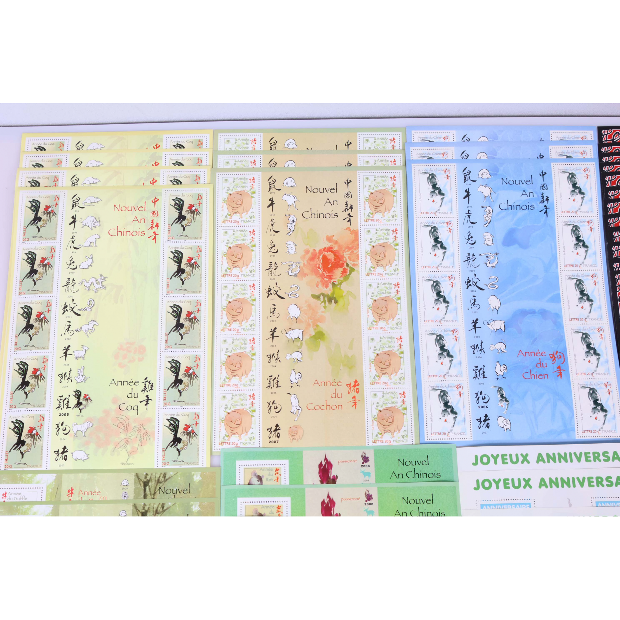 LOT 500 TIMBRES À VALIDITÉ PERMANENTE LETTRES FRANCE 20G POUR AFFRANCHIR VF 715€