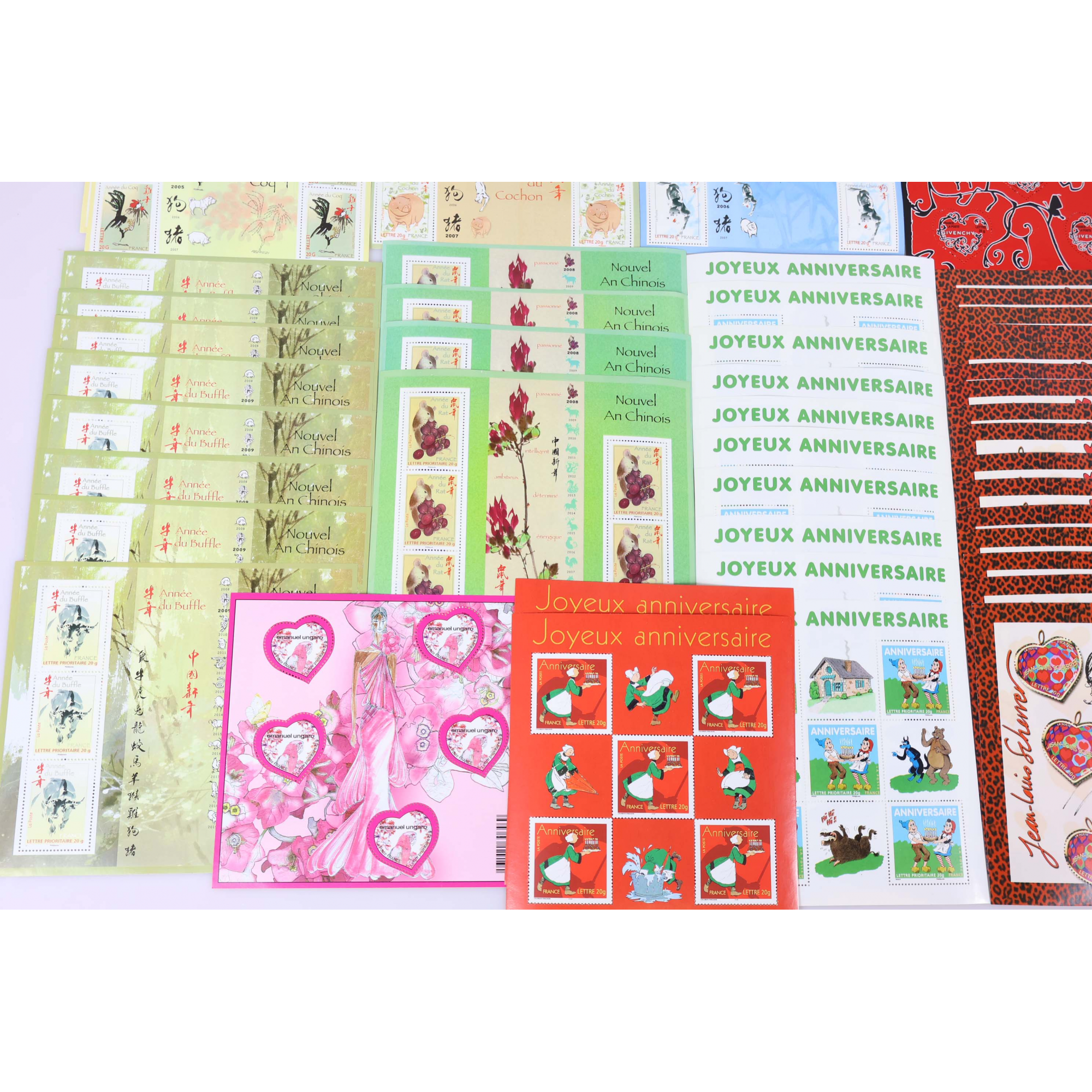 LOT 500 TIMBRES À VALIDITÉ PERMANENTE LETTRES FRANCE 20G POUR AFFRANCHIR VF 715€