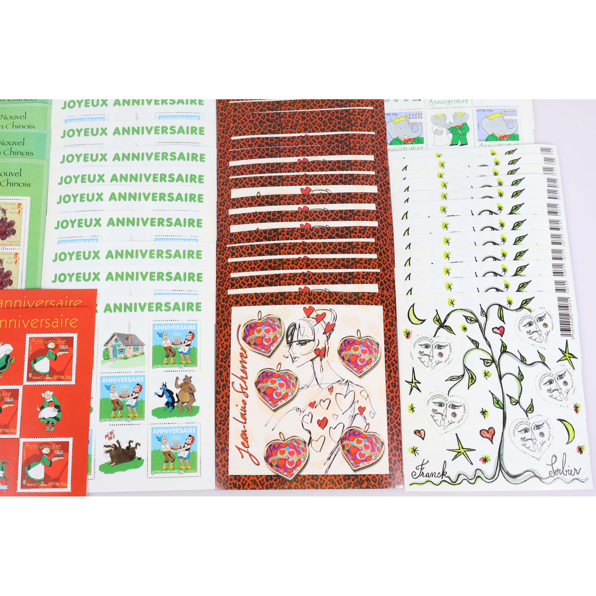 LOT 500 TIMBRES À VALIDITÉ PERMANENTE LETTRES FRANCE 20G POUR AFFRANCHIR VF 715€