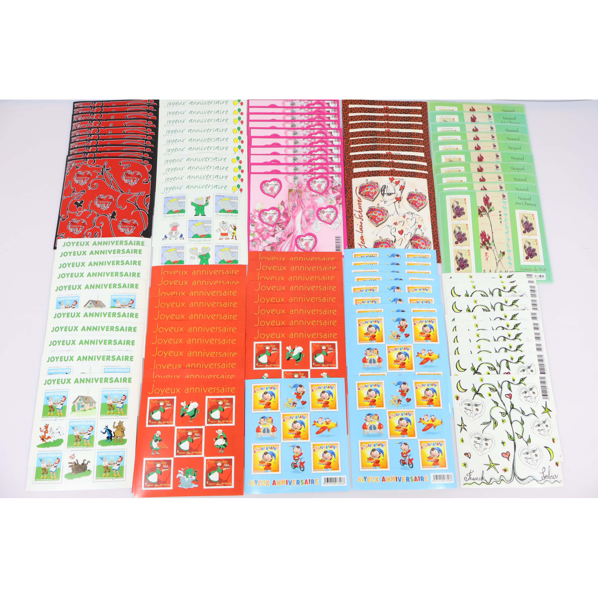 LOT TIMBRES À VALIDITÉ PERMANENTE 500 LETTRES FRANCE 20G POUR AFFRANCHIR VF 715€