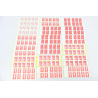 LOT DE 18 CARNETS DE 10 TIMBRES FRANCE AUTOADHESIFS POUR AFFRANCHIR LETTRE 20g
