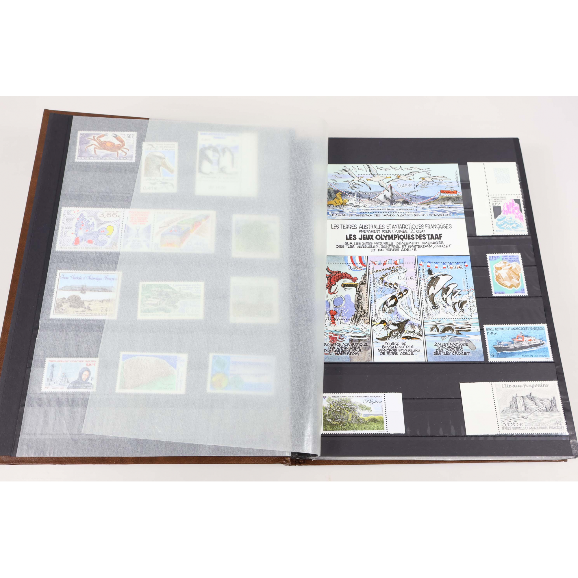 COLLECTION TAAF ANNÉES 2002 À 2022 TIMBRES NEUFS** FACIALE 730€ AVEC ALBUM