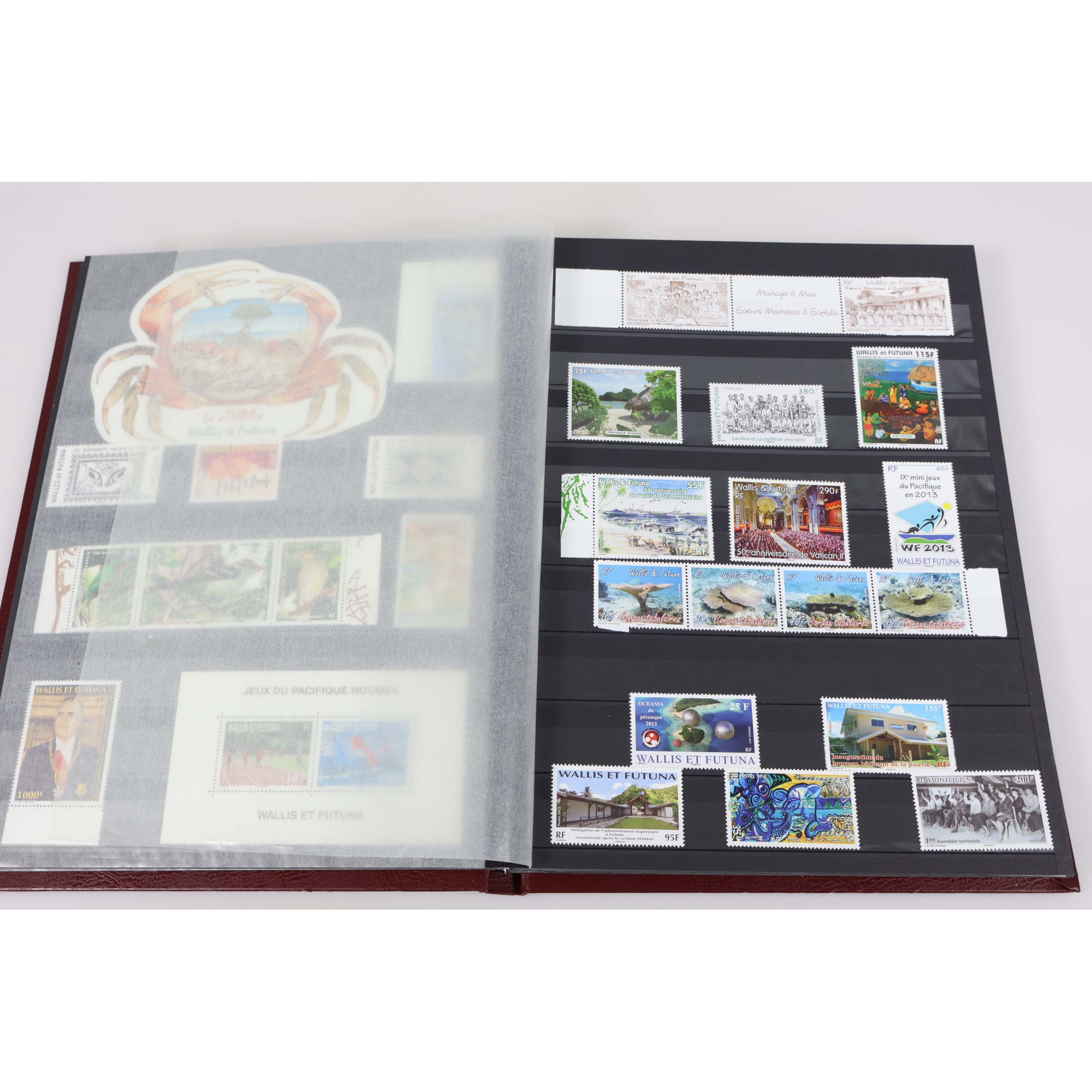 COLLECTION DE WALLIS ET FUTUNA DE 2002 À 2021 TIMBRES NEUFS** FACIALE 442€