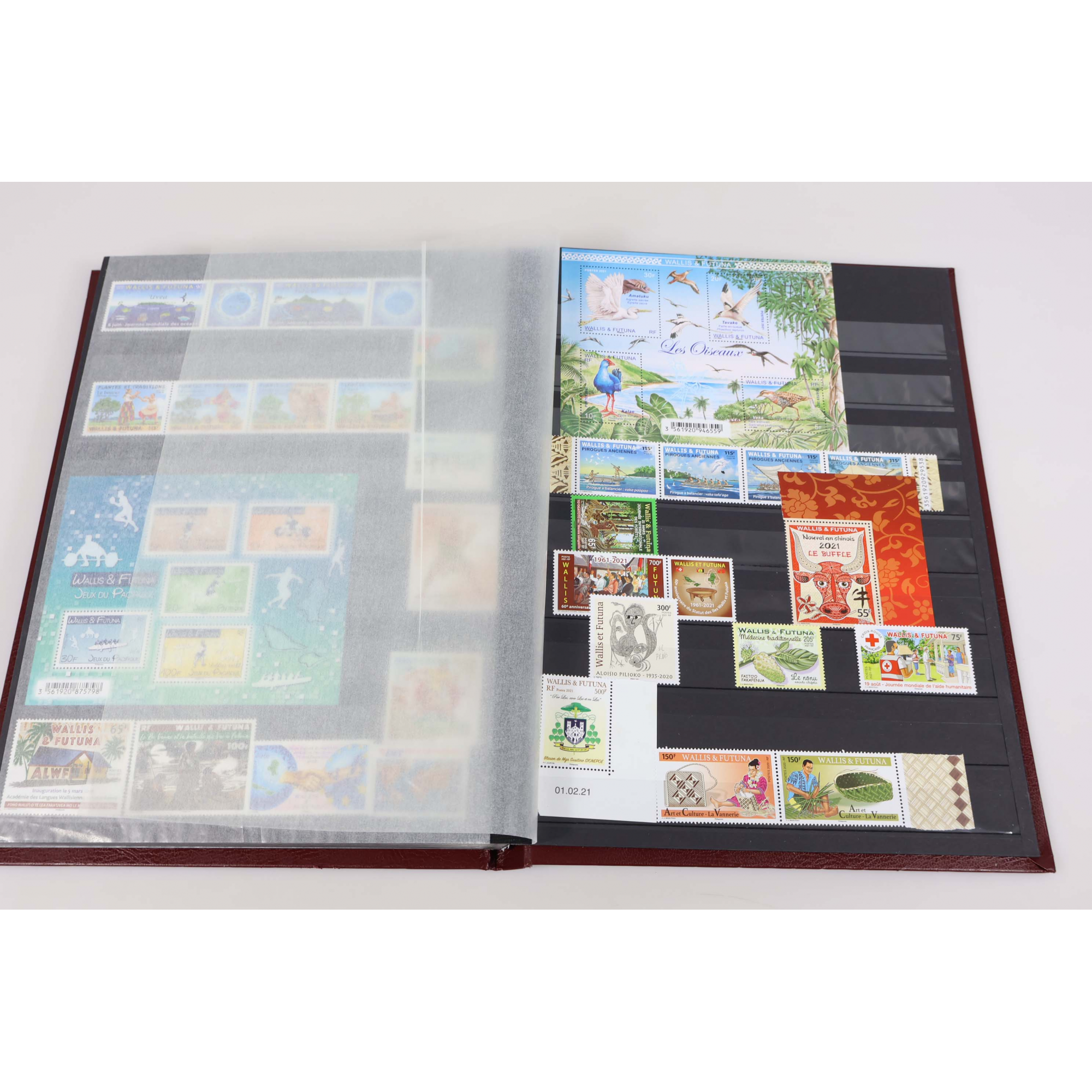 COLLECTION DE WALLIS ET FUTUNA DE 2002 À 2021 TIMBRES NEUFS** FACIALE 442€