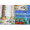 LOT DE BLOCS-FEUILLETS DE FRANCE THEME "ANIMAUX" TIMBRES NEUFS** FACIALE 101€